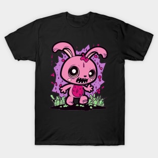 Pink  Zombie Rabbit T-Shirt